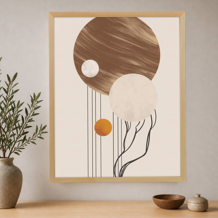 Wallity Pintura decorativa en lienzo enmarcada 70 x 95 cm Wallity Pintura decorativa en lienzo enmarcada 70 x 95 cm